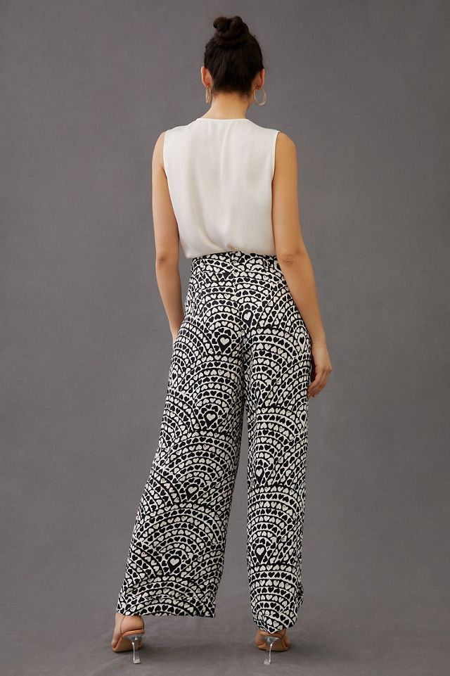 FARM Rio Pleated Front Wide-Leg Pants #1