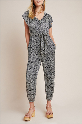 Zadie Satin Jumpsuit | Anthropologie