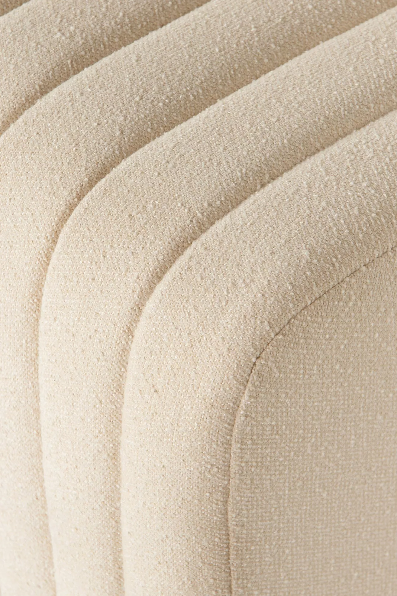 close-up of cream fabric texture showing weave