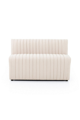 Anthropologie Alexander Performance Modular 49" Dining Bench In White
