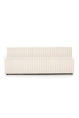 Anthropologie Alexander Performance Modular 82" Dining Bench In White