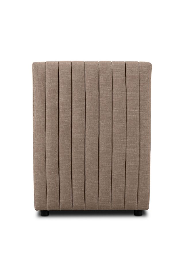 Alexander Performance Linen Modular Dining Banquette Armless Chair #4