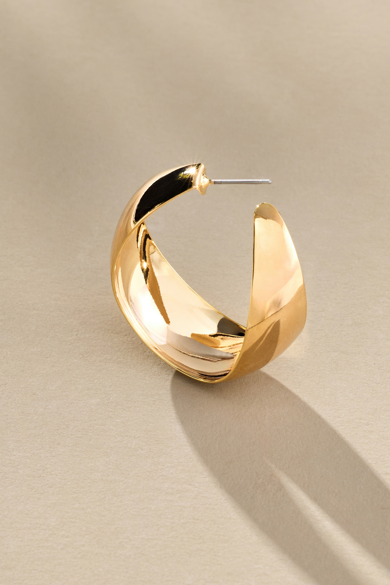 Twisted Hoop Earrings