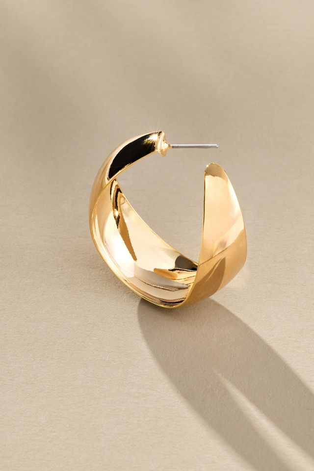 Twisted Hoop Earrings #3