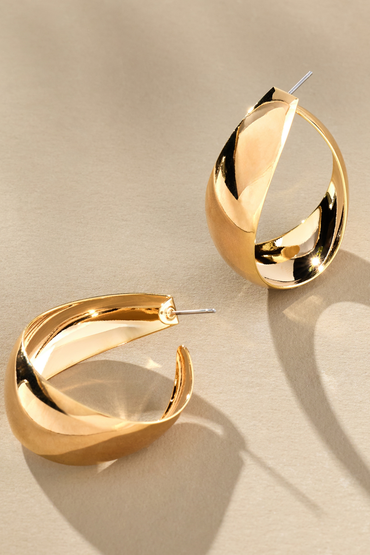 Twisted Hoop Earrings