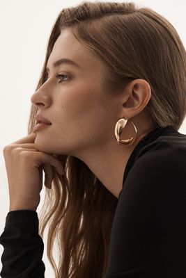 Twisted Hoop Earrings