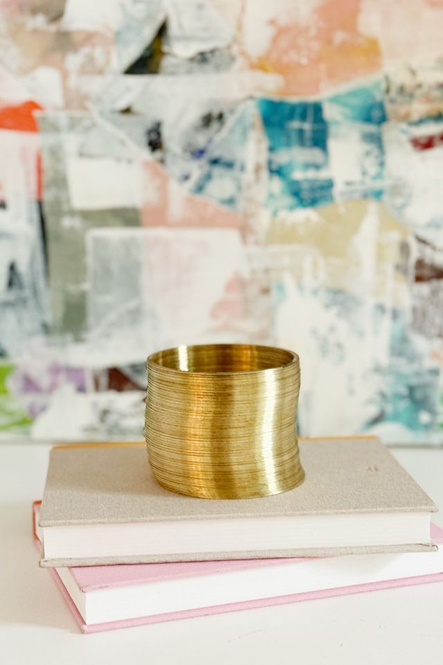 Old Flame Candle Co. Vintage 1980s Brass Slinky Toy #2