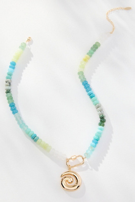 By Anthropologie Beaded Charm Necklace