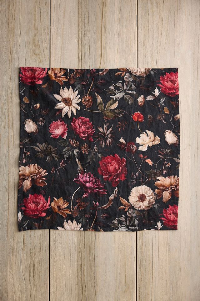 Moody Floral Linen Napkins, Set of 2 #2