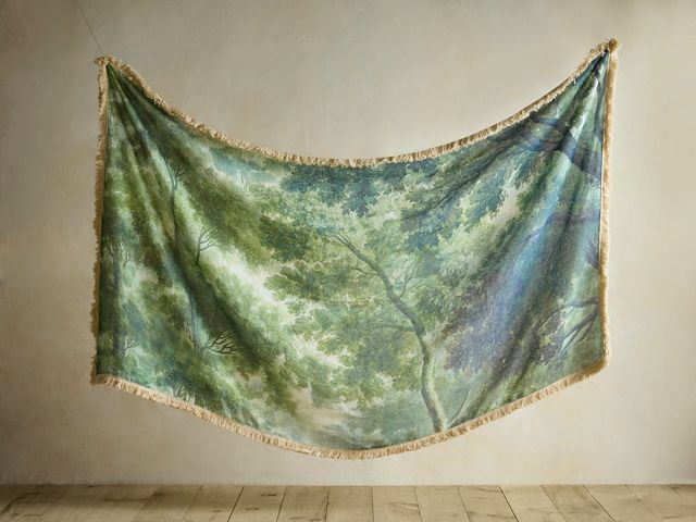 Forest Tapestry Linen Tablecloth #3