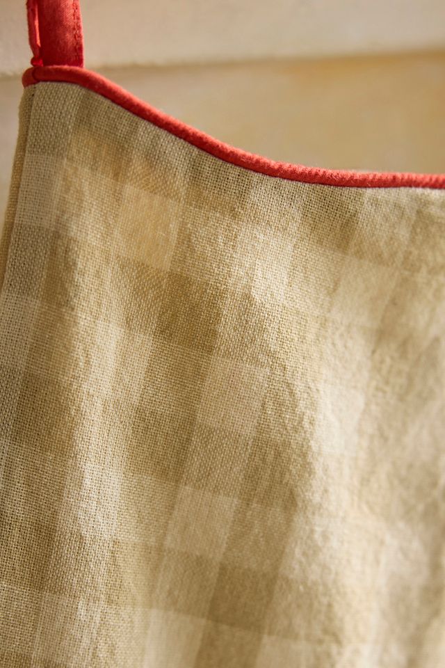 Gingham Cotton Stocking #1