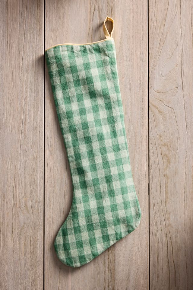 Gingham Cotton Stocking #2