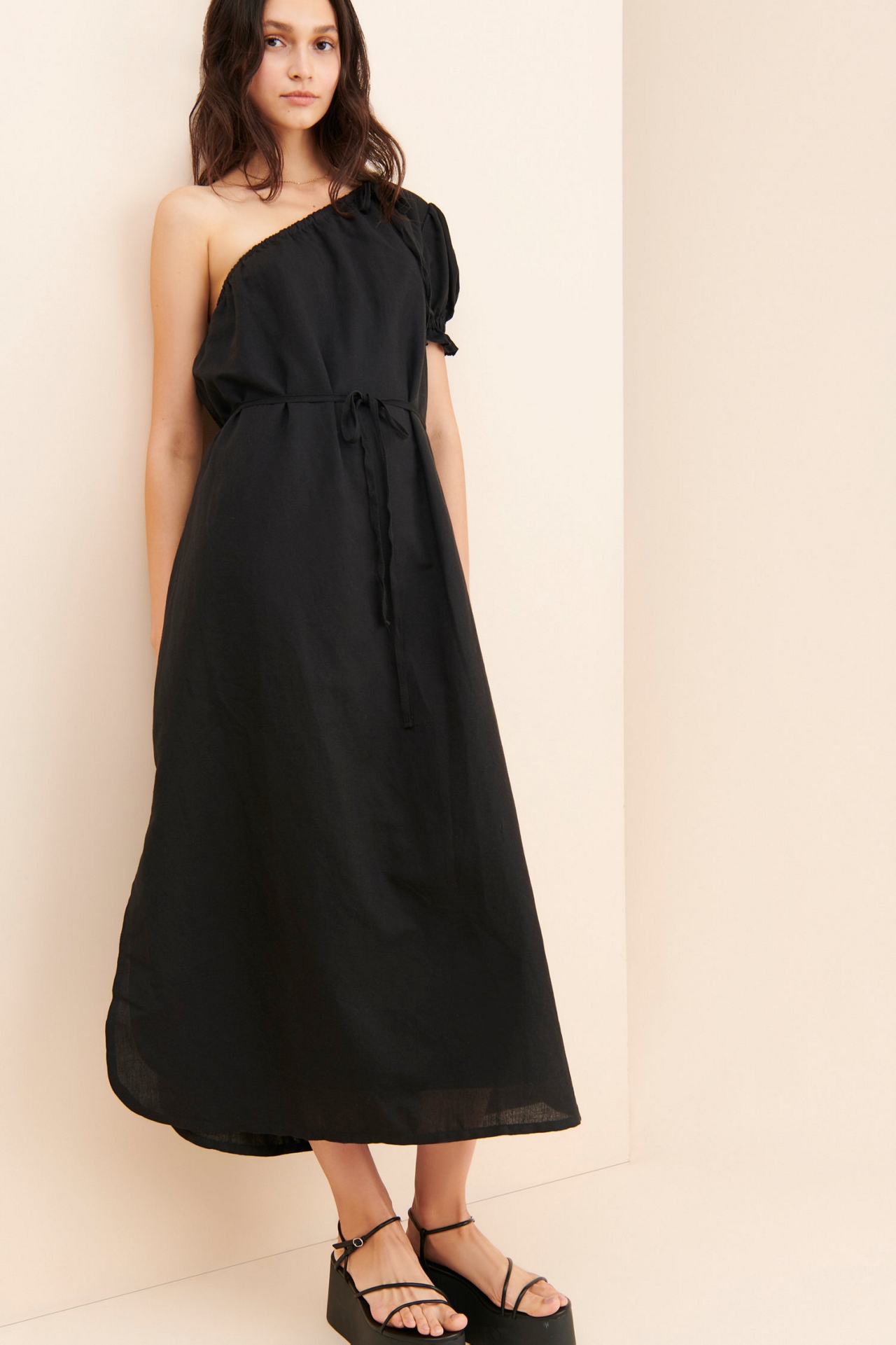 Saint Helena One Shoulder Maxi Dress