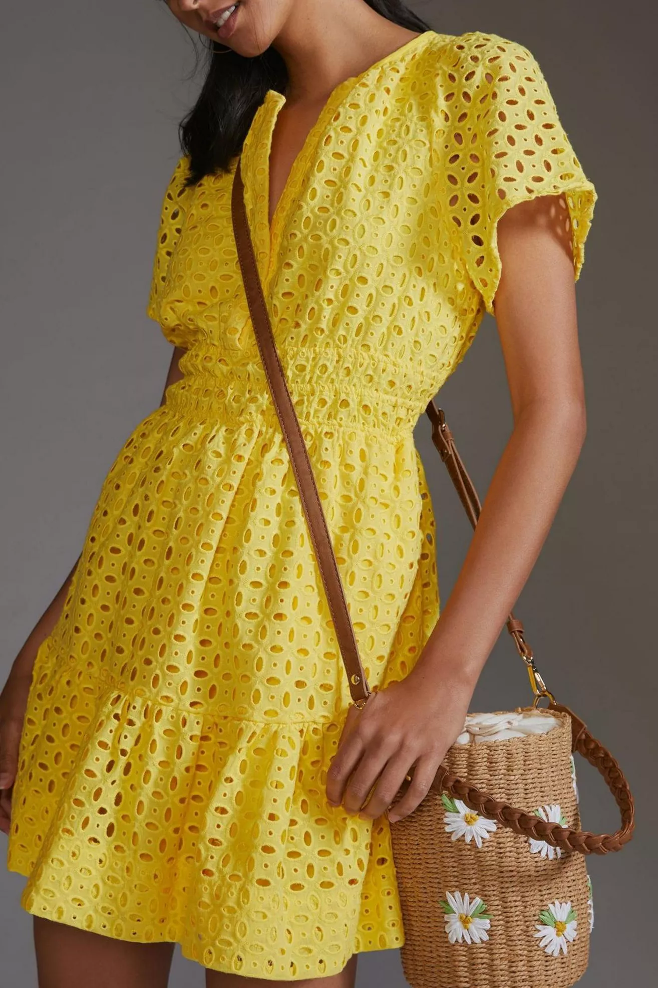 Somerset Eyelet Mini Dress - thumbnail 3
