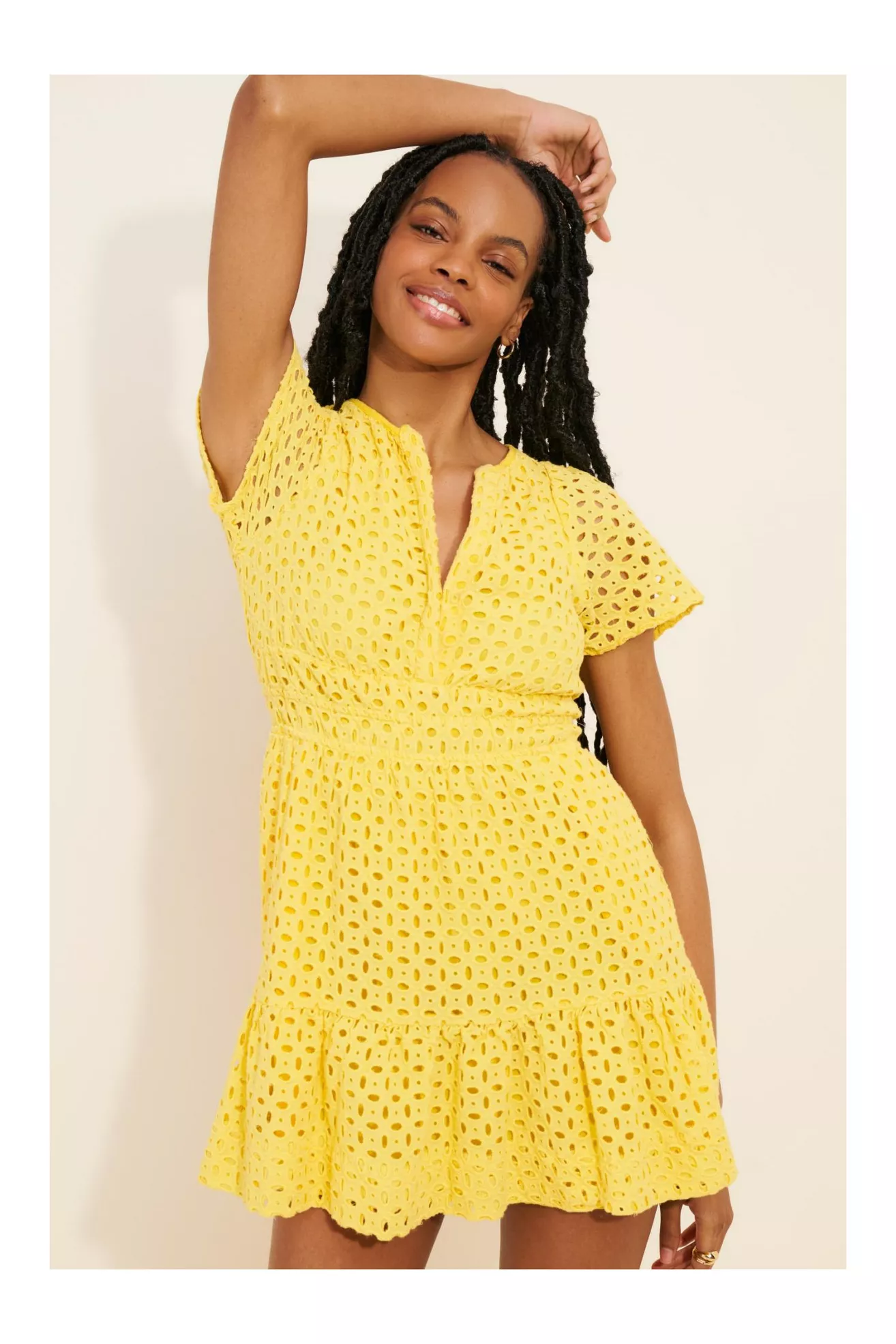 Somerset Eyelet Mini Dress
