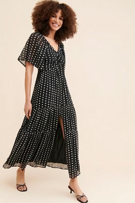 Off-The-Shoulder Peasant Dress