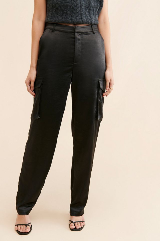 Good American Satin Cargo Trousers #2