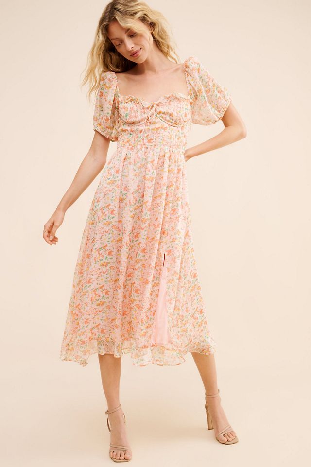 ASTR the Label Lunaria Midi Dress #3