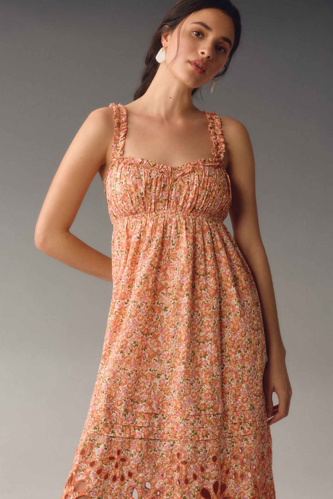 Sweetheart Babydoll Maxi Dress