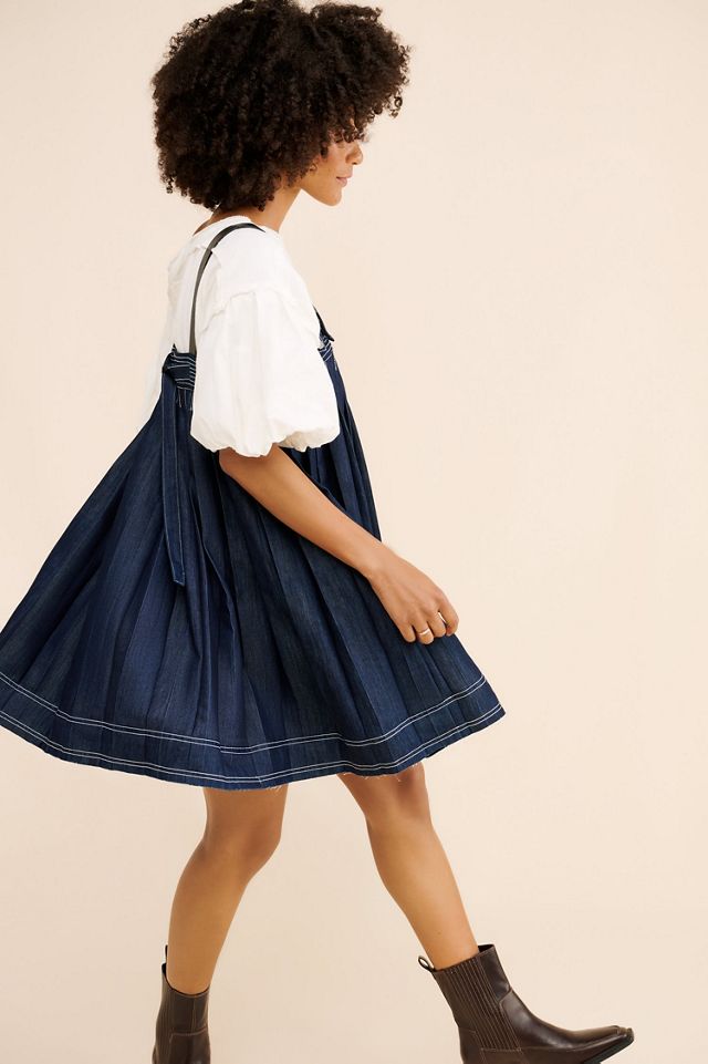 Pilcro Denim Babydoll Mini Dress #3