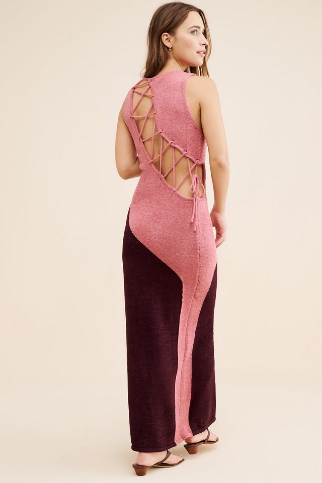 Sunday in Brooklyn Sleeveless Cutout Knit Maxi Dress #1