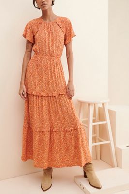 en elly Floral Midi Dress