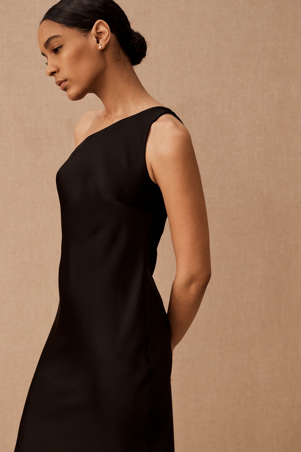 BHLDN Audrie One-Shoulder Dress