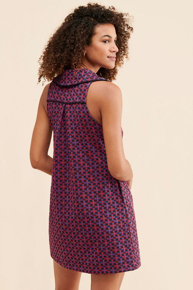 Maeve Jacquard Shift Mini Dress #1