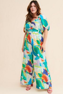 Ranna Gill Tie-Back Cutout Jumpsuit