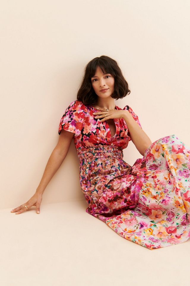 Kachel Mixed Floral Print Midi Dress #2