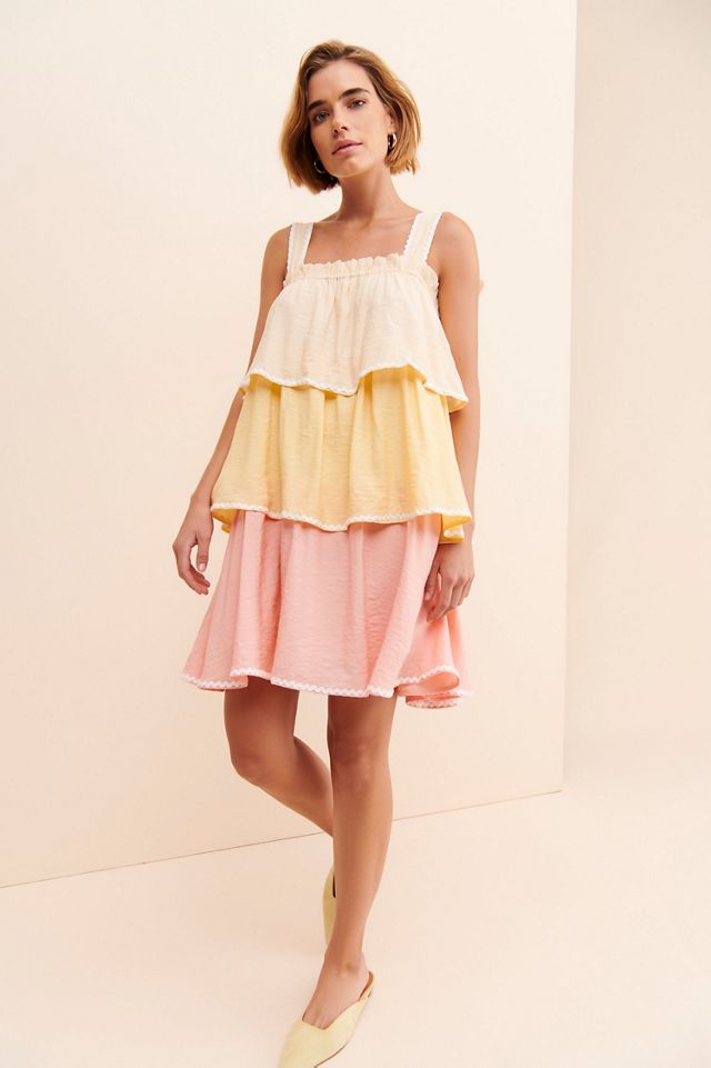 Free the Roses Colorblock Mini Dress #3