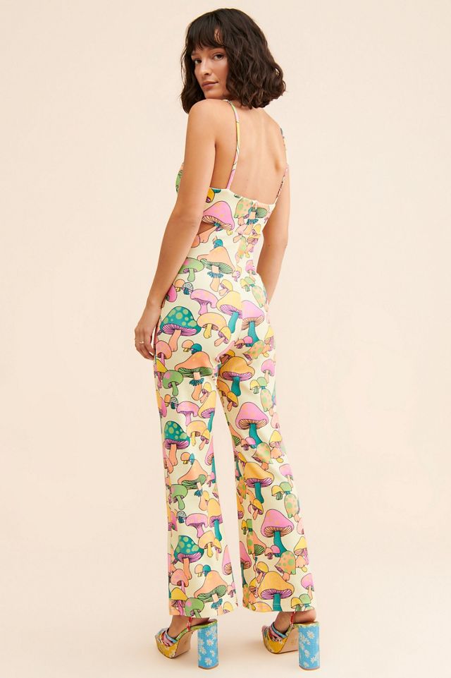 Love + Harmony Mushroom Cutout Jumpsuit #1