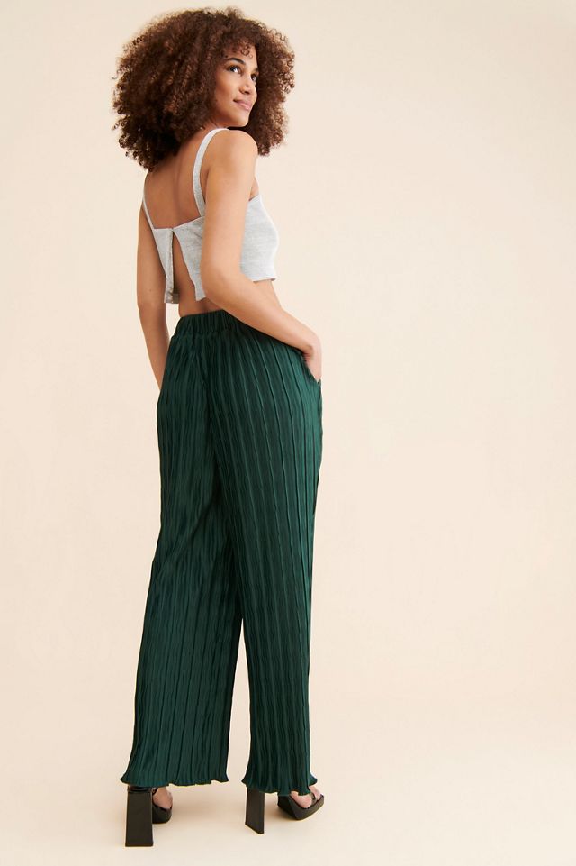 4th & Reckless Emre Plisse Trousers #1