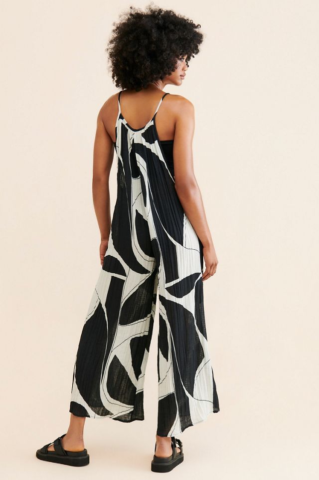 Sheer Printed Jumpsuit #1