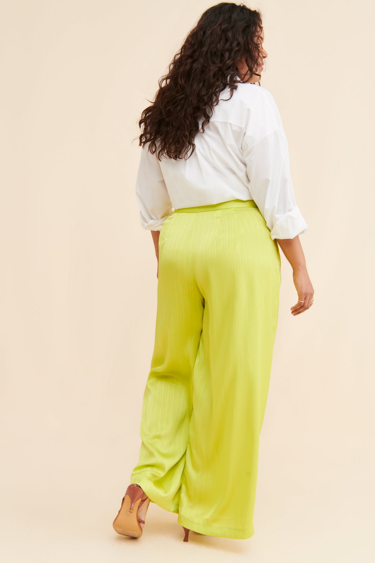 Eloquii Wide Leg Pleated Pants