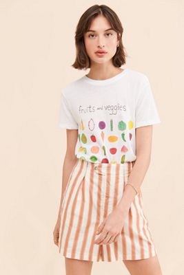 Unfortunate Portrait Fruits And Veggies Tee