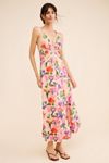 FARM Rio Fairies Sand Slip Midi Dress
