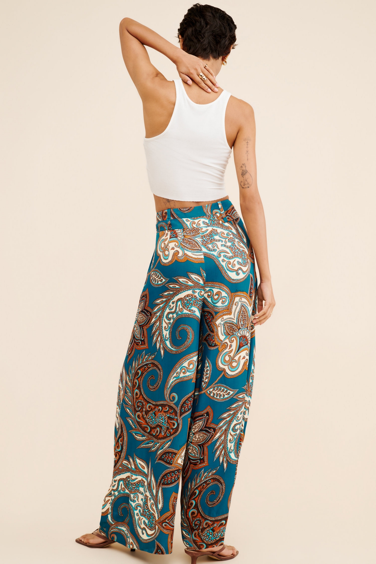 Nuuly x Farm Rio Leopard Paisley Pants
