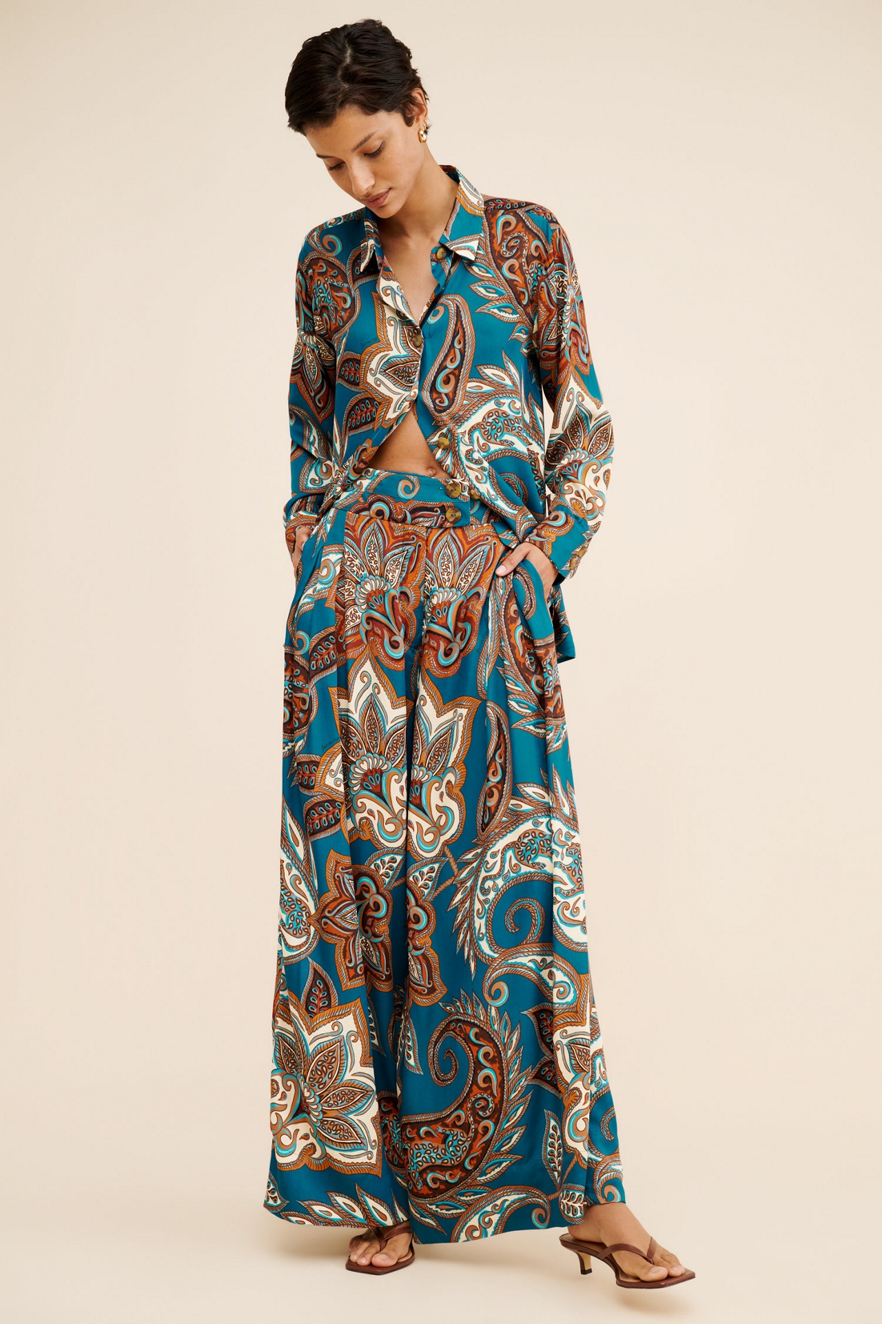 Nuuly x Farm Rio Leopard Paisley Pants