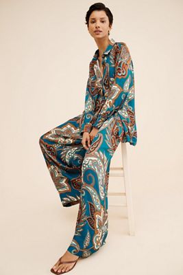 Nuuly x Farm Rio Leopard Paisley Pants
