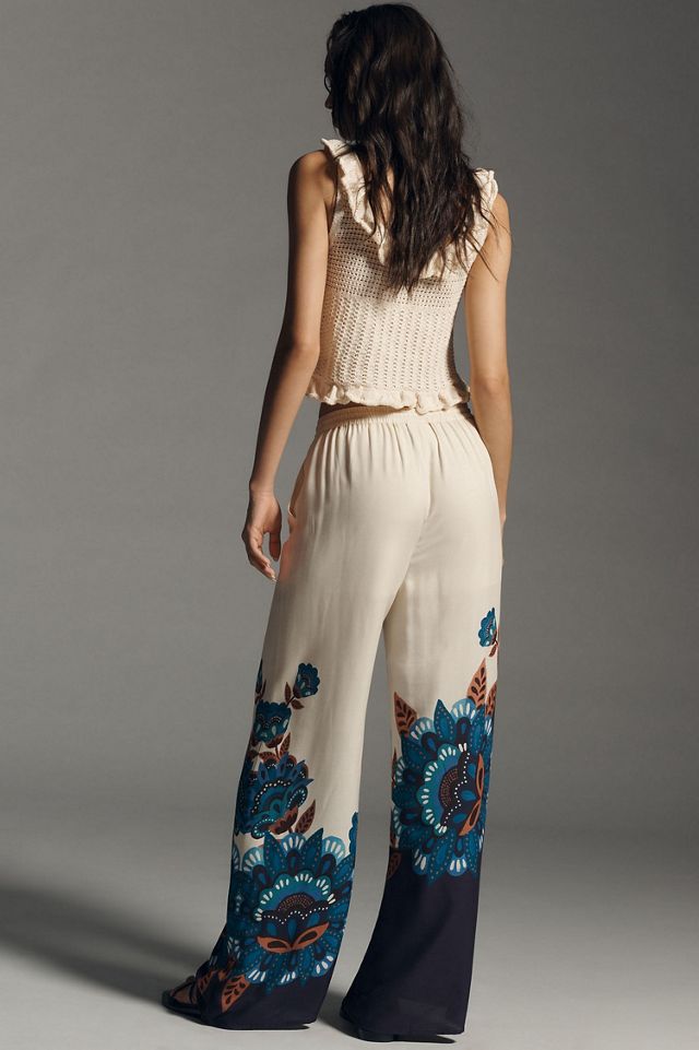 FARM Rio Printed Pull-On Pants #1