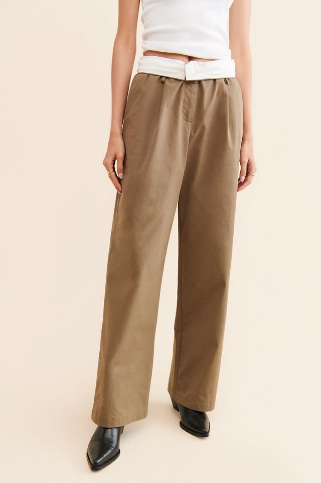 Moon River Pleated High-Rise Trousers #2