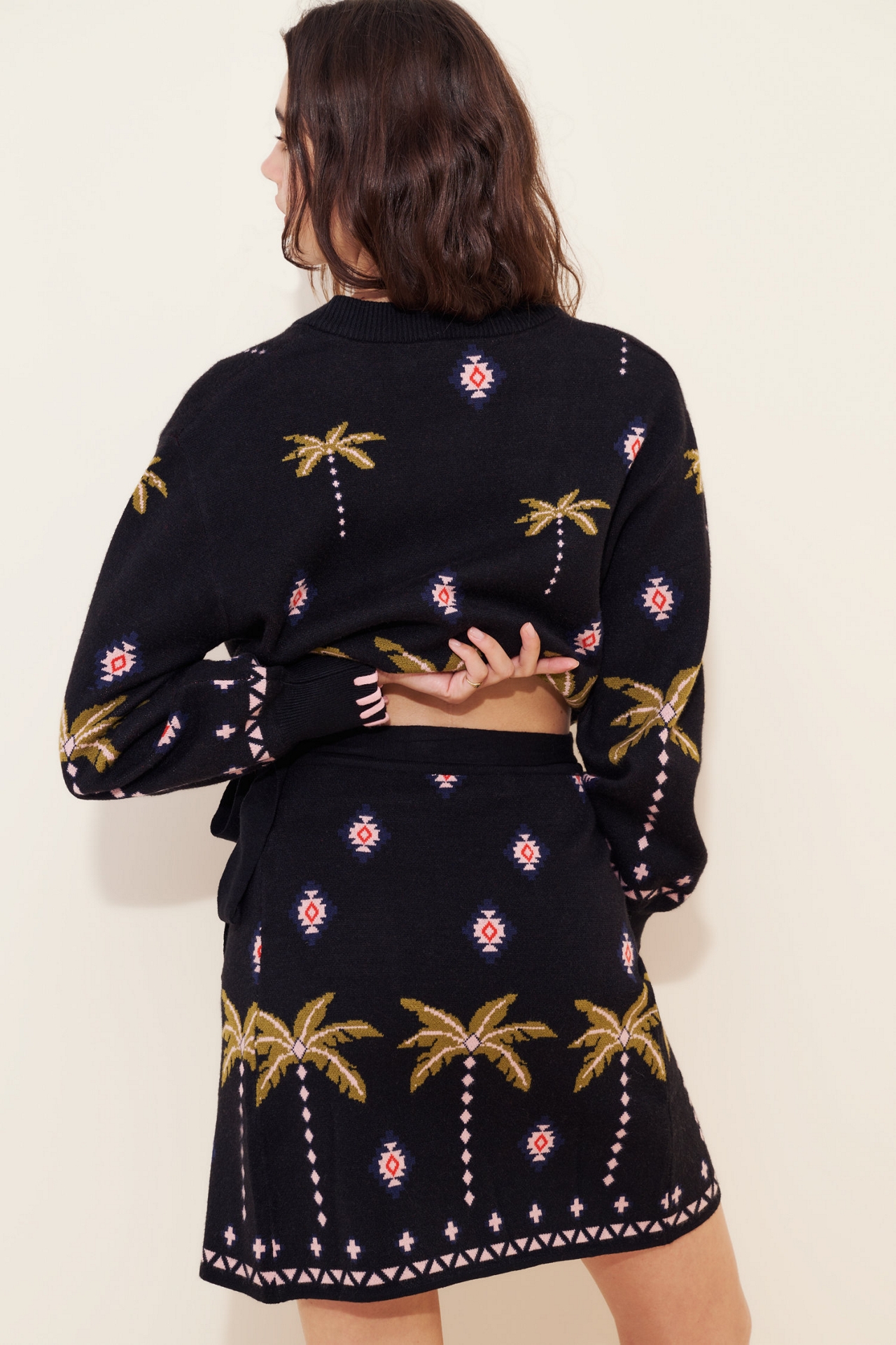 Never Fully Dressed Havana Knit Mini Skirt
