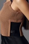 Ribbed Sweater Utility Tank Top