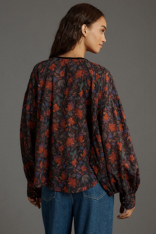 Pilcro The Sidney Batwing Blouse: Button Loop Edition #1