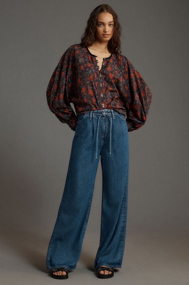 Pilcro The Sidney Batwing Blouse: Button Loop Edition #3