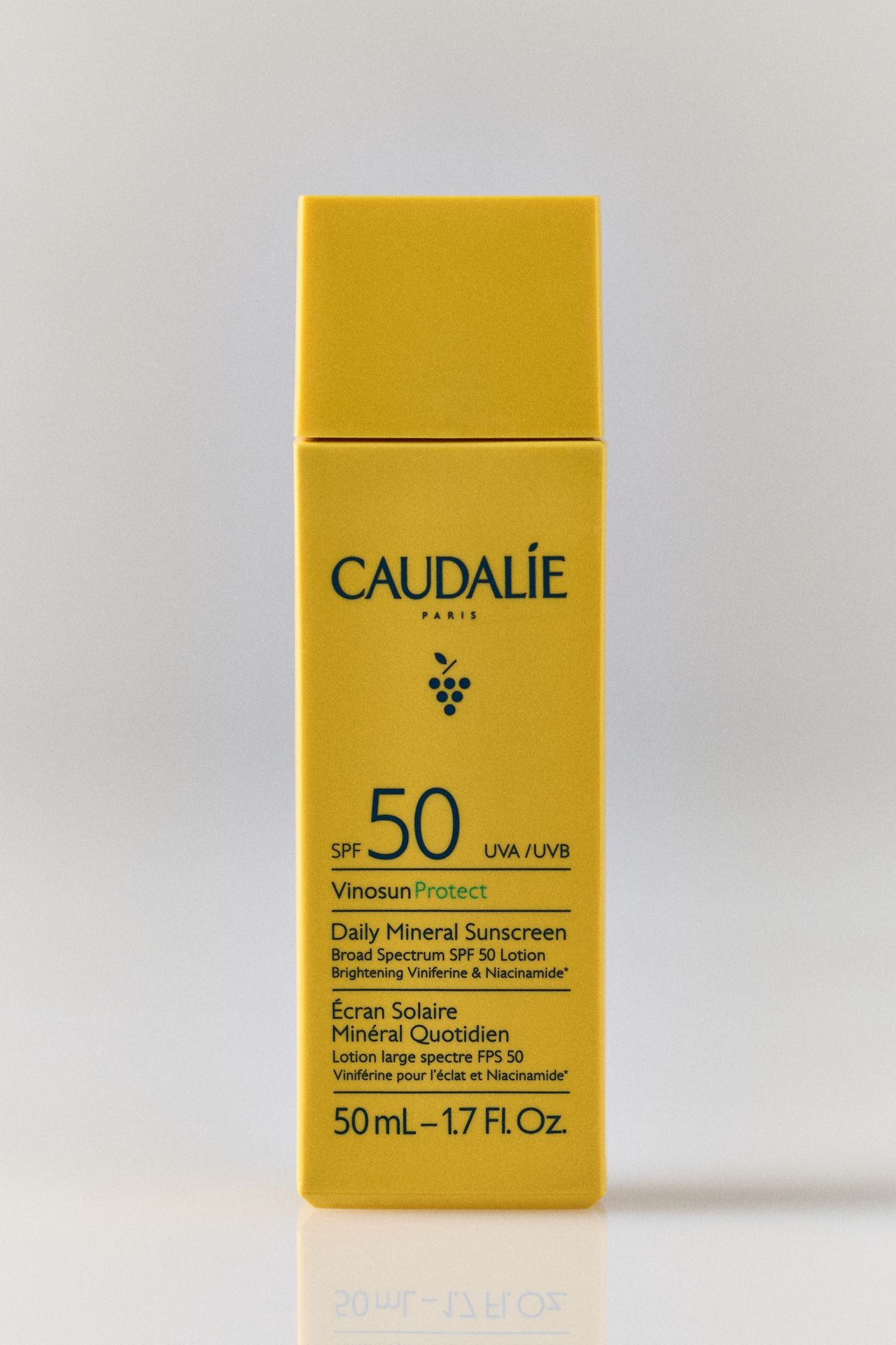 Caudalie SPF 50 Vinosun Protect Daily Mineral Sunscreen Lotion