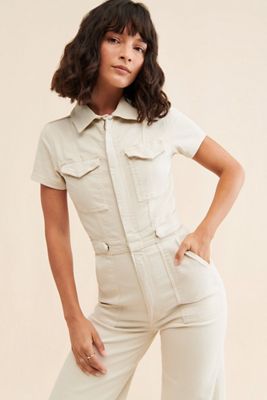 Good American Fit For Success Wide Leg Coveralls