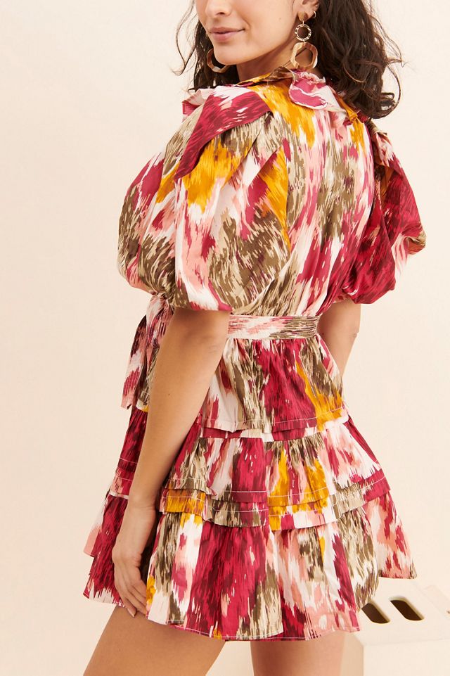 Love The Label Ruffled Wrap Mini Dress #1