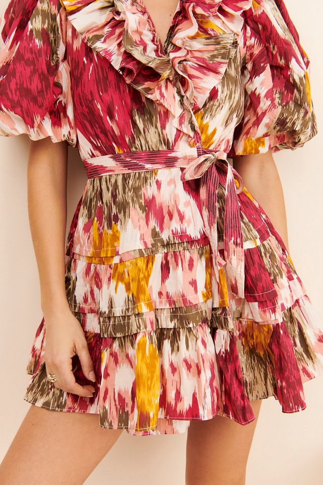 Love The Label Ruffled Wrap Mini Dress #2